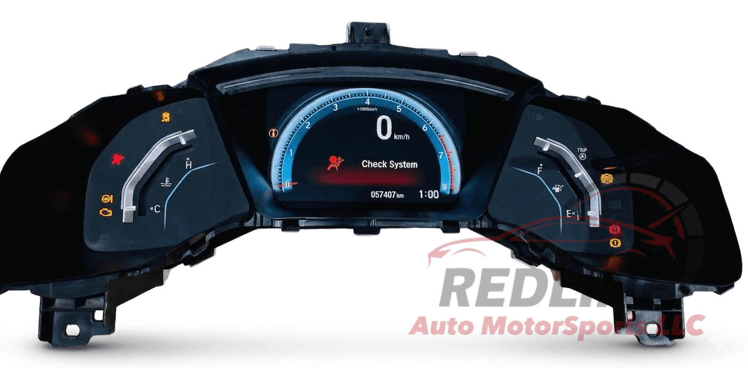 Honda Civic X Si Blue Meter